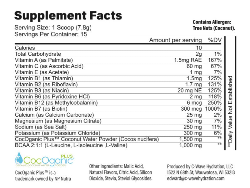 Supplement facts